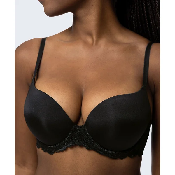 Soutien-gorge super push-up armatures - Noir Dorina