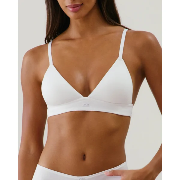 Soutien-gorge triangle ampliforme en coton biologique