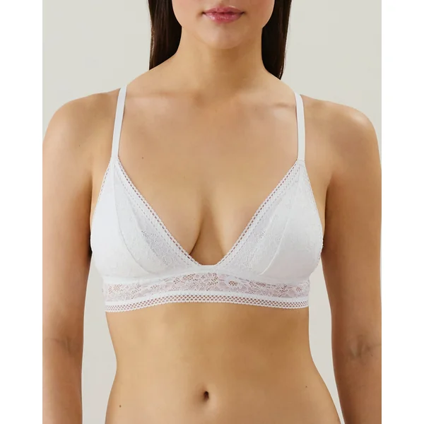 Soutien-gorge triangle en dentelle