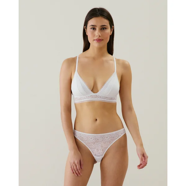 Soutien-gorge triangle en dentelle