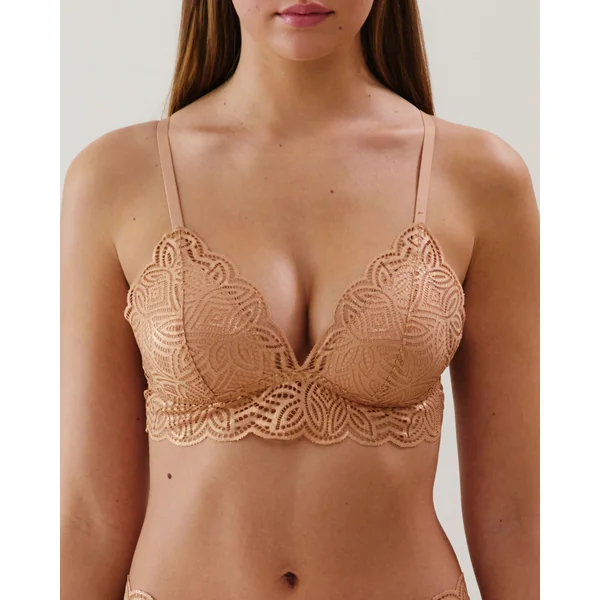 Soutien-gorge triangle en dentelle