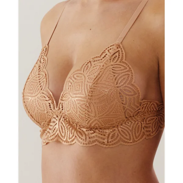 Soutien-gorge triangle en dentelle