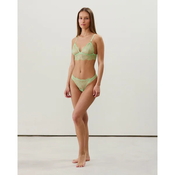 Soutien-gorge triangle en dentelle