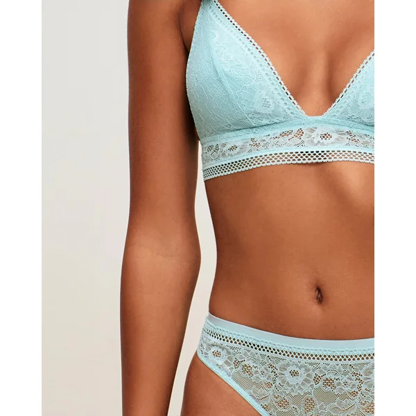 Soutien-gorge triangle en dentelle