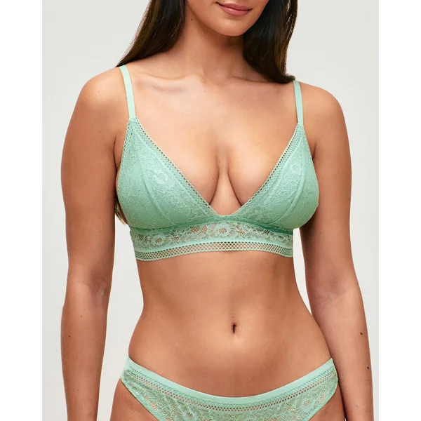Soutien-gorge triangle en dentelle