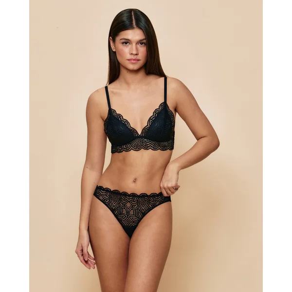 Soutien-gorge triangle en dentelle