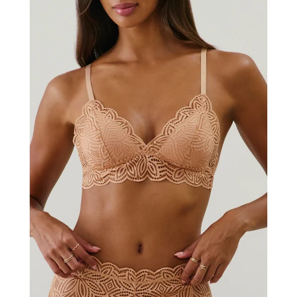 Soutien-gorge triangle en dentelle