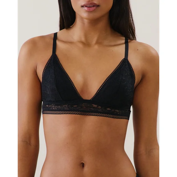 Soutien-gorge triangle en dentelle