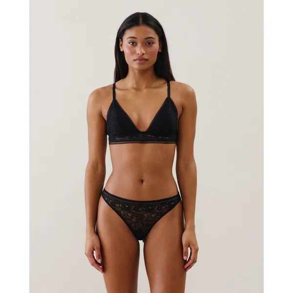Soutien-gorge triangle en dentelle