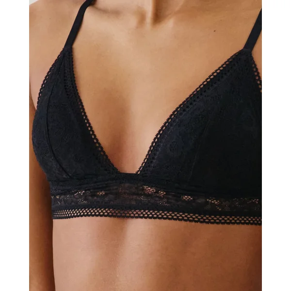 Soutien-gorge triangle en dentelle