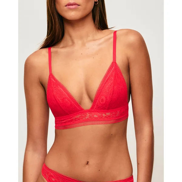 Soutien-gorge triangle en dentelle