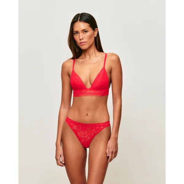 Soutien-gorge triangle en dentelle