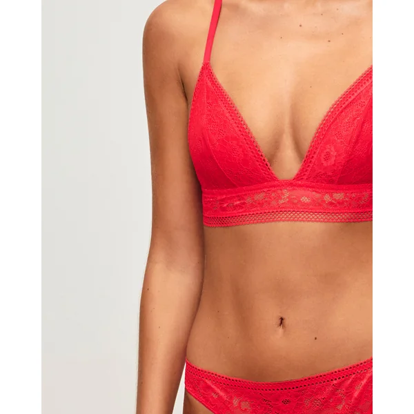 Soutien-gorge triangle en dentelle