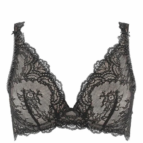 Soutien-gorge triangle plongeant Aubade DANSE DES SENS Noir Aubade Danse Des Sens