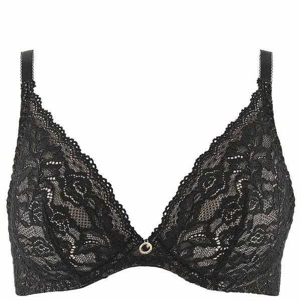 Soutien-gorge triangle ROSESSENCE noir Aubade Rosessence