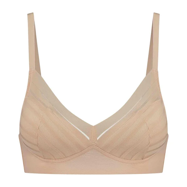 Soutien-gorge triangle sans armatures Beige Bye Bra Powermesh Shapewear Bye Bra
