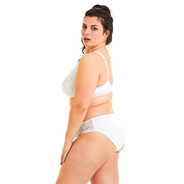 Soutien-gorge triangle sans armatures - Blanc Pomm Poire ELENA Pomm Poire