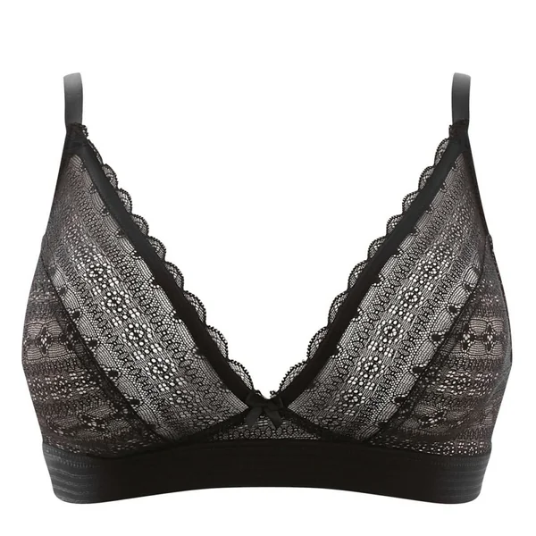 Soutien-gorge triangle sans armatures noir Cleo by Panache