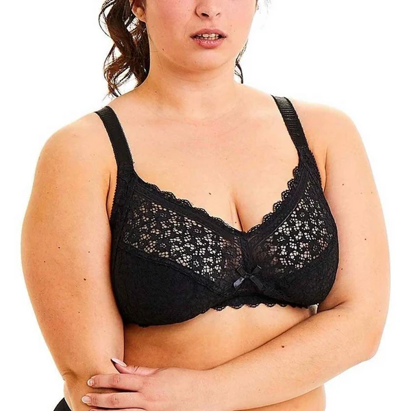 Soutien-gorge triangle sans armatures - Noir Pomm Poire ELENA Pomm Poire