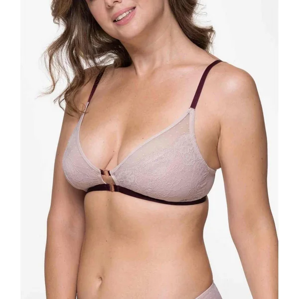 Soutien-gorge triangle sans armatures - Rose Dorina