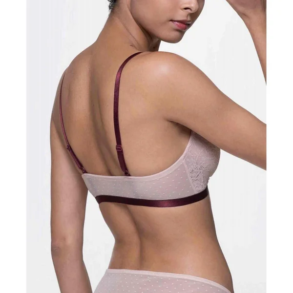 Soutien-gorge triangle sans armatures - Rose Dorina