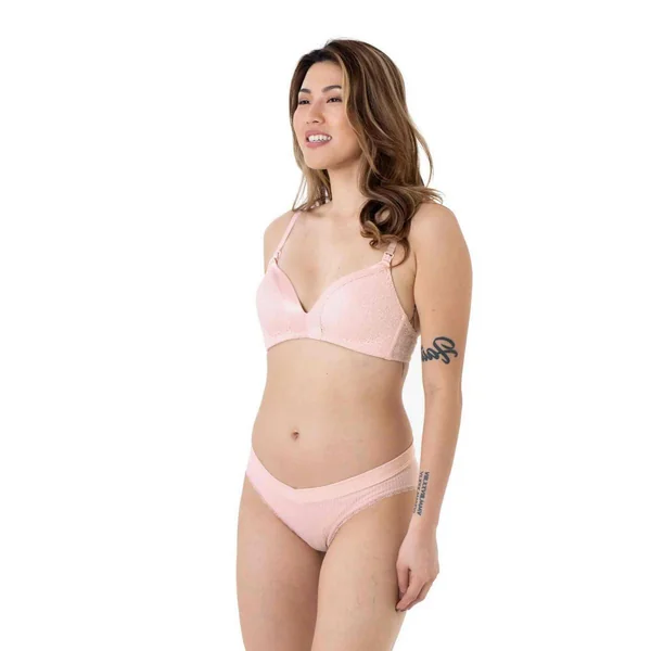 Soutien-gorge triangle sans armatures - Rose QUARTZ en coton Dorina