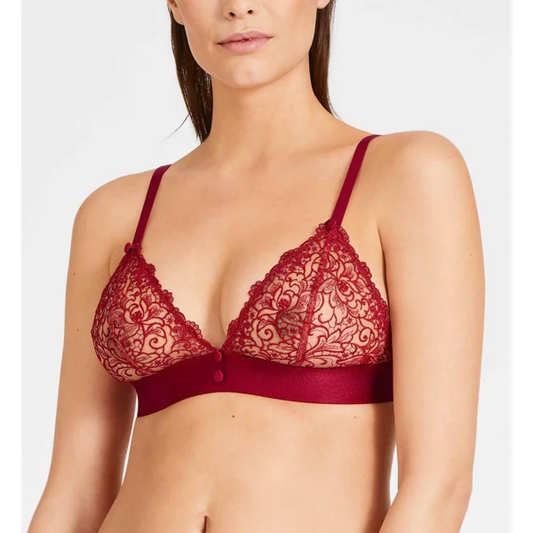 Soutien-gorge triangle sans armatures - Rouge Aubade Miss Karl Aubade