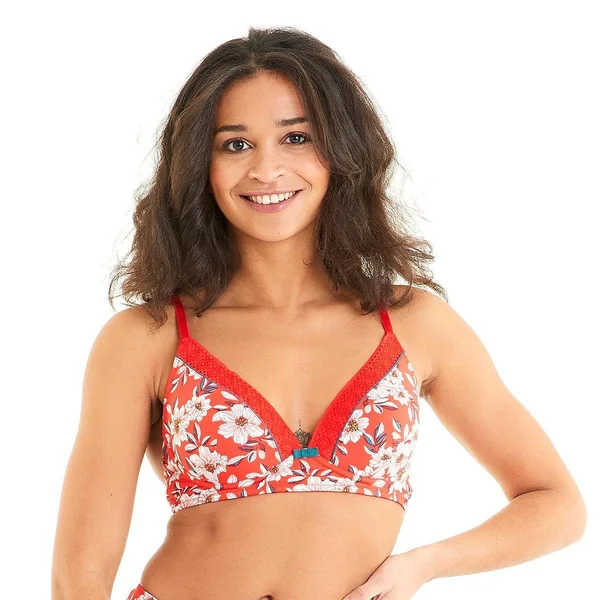 Soutien-gorge Triangle Sans Armatures - Rouge Pomm Poire INCENDIE Pomm Poire