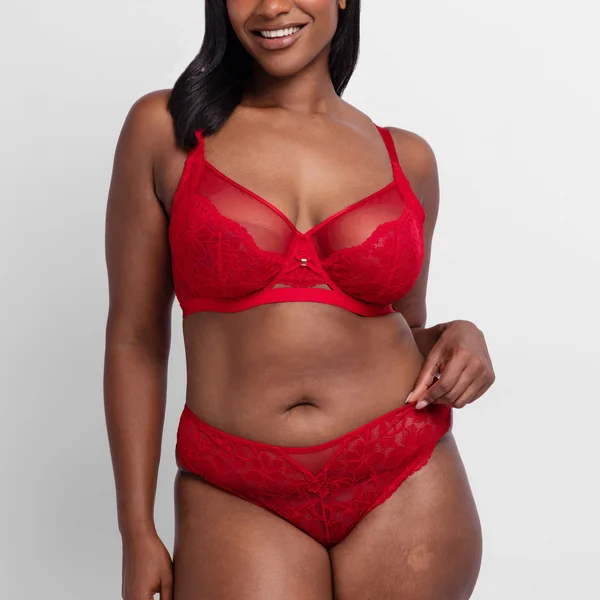 Soutien-gorge à armature non rembourré rouge Dorina