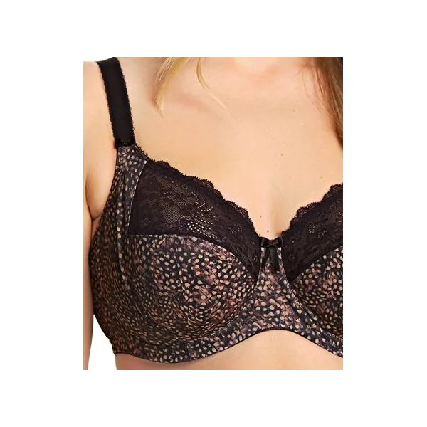 Soutien-gorge à armatures avec basques MORGAN 4110 EBONY
