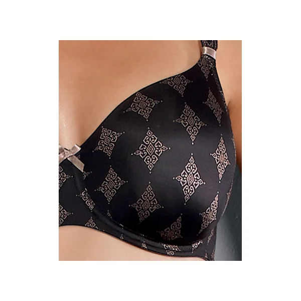 Soutien-gorge à armatures avec bonnets prémoulés Mila 5697 NOIR