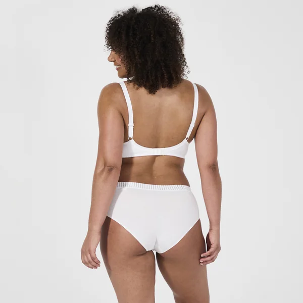 Soutien-gorge à armatures blanc en coton Bestform