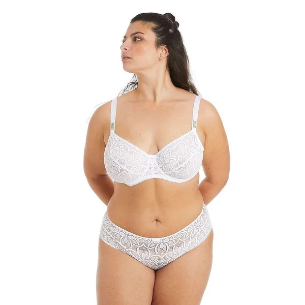 Soutien-gorge à armatures grand maintien blanc Roulotte Pomm Poire