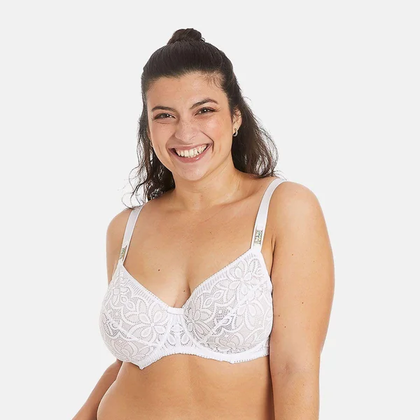 Soutien-gorge à armatures grand maintien blanc Roulotte Pomm Poire
