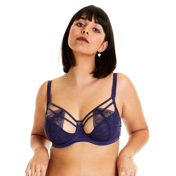 Soutien-gorge à armatures grand maintien bleu Diabolique Pomm Poire