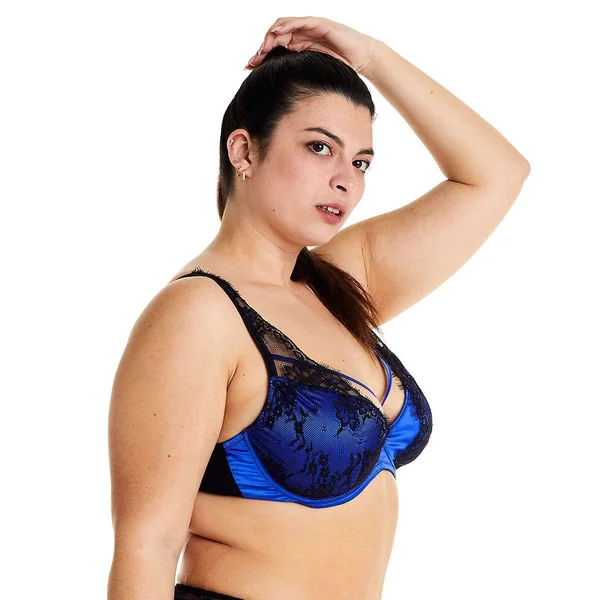 Soutien-gorge à armatures grand maintien bleu Illégal Pomm Poire
