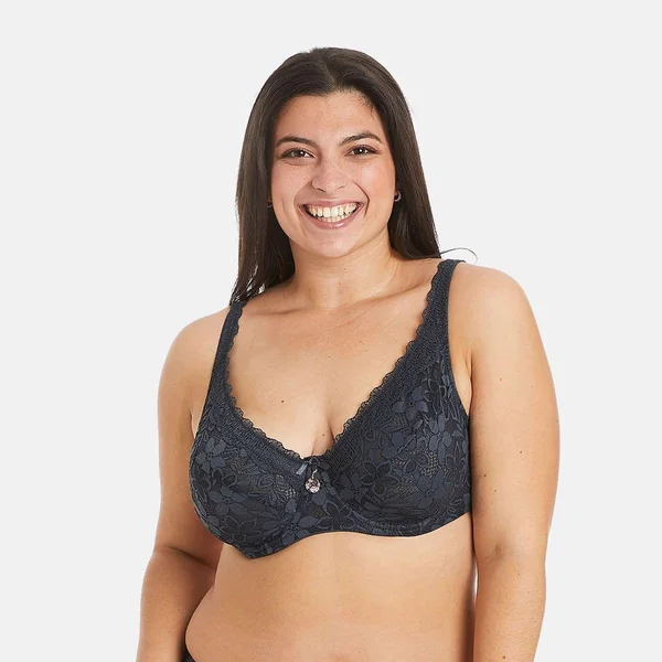 Soutien-gorge à armatures grand maintien gris Tarot Pomm Poire
