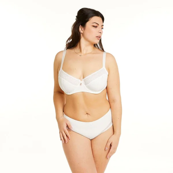 Soutien-gorge à armatures grand maintien ivoire Palanquin blanc Pomm Poire