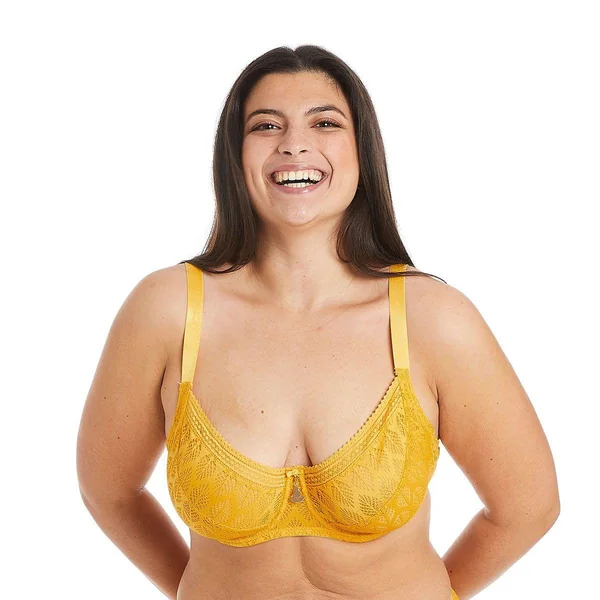 Soutien-gorge à armatures grand maintien jaune Ruche Pomm Poire