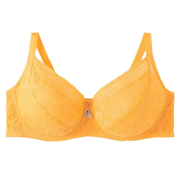 Soutien-gorge à armatures grand maintien jaune Ruche Pomm Poire