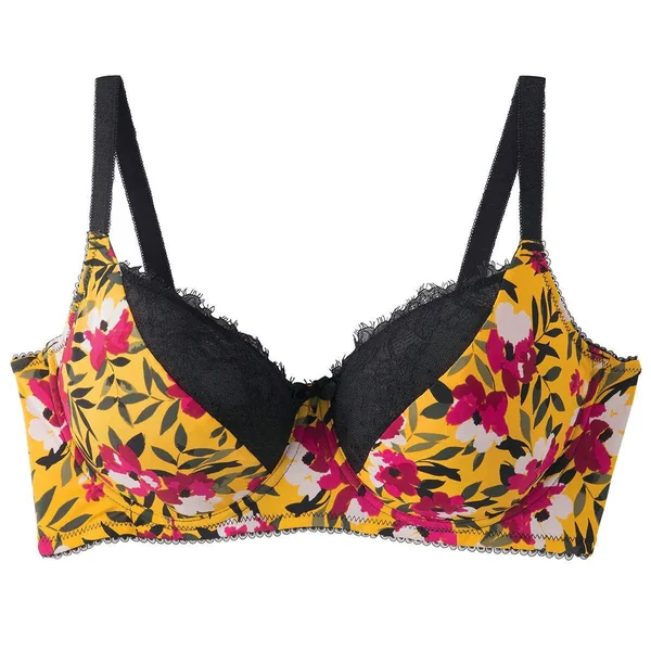 Soutien-gorge à armatures grand maintien jaune Shaker Pomm Poire