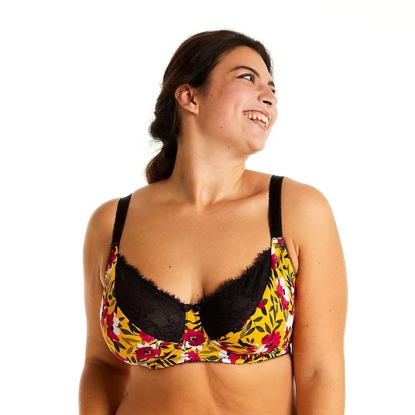 Soutien-gorge à armatures grand maintien jaune Shaker Pomm Poire
