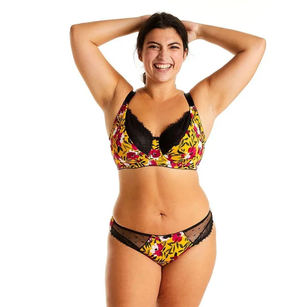 Soutien-gorge à armatures grand maintien jaune Shaker Pomm Poire
