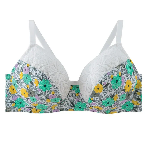 Soutien-gorge à armatures grand maintien multico blanc Roulotte multicolore Pomm Poire