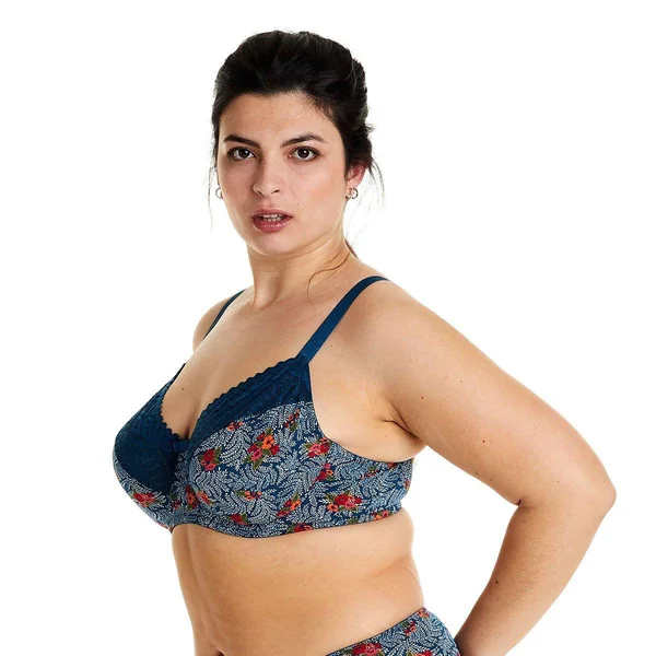 Soutien-gorge à armatures grand maintien multico bleu Paprika Pomm Poire
