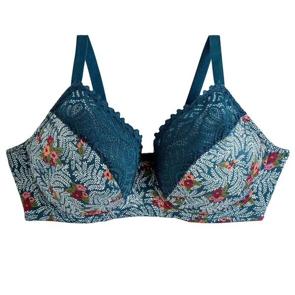 Soutien-gorge à armatures grand maintien multico bleu Paprika Pomm Poire