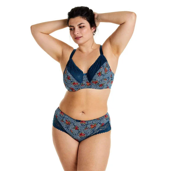 Soutien-gorge à armatures grand maintien multico bleu Paprika Pomm Poire