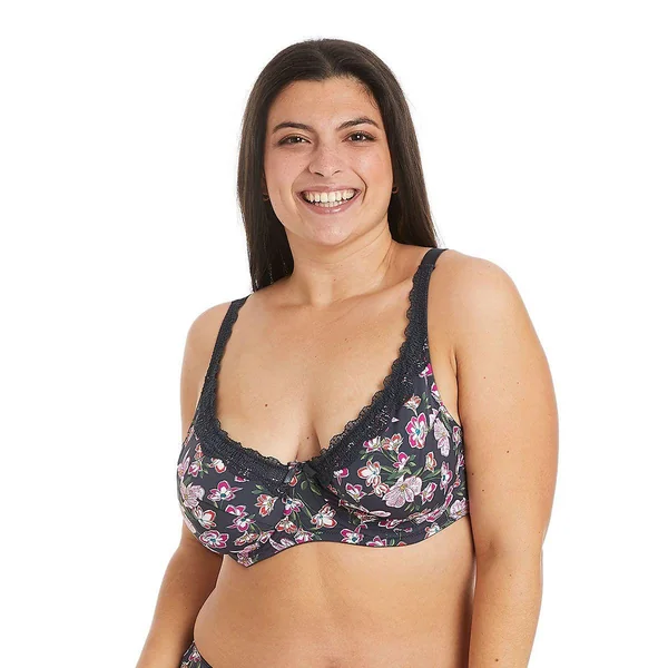 Soutien-gorge à armatures grand maintien multico gris Tarot Pomm Poire