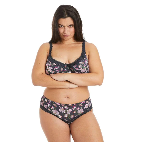 Soutien-gorge à armatures grand maintien multico gris Tarot Pomm Poire