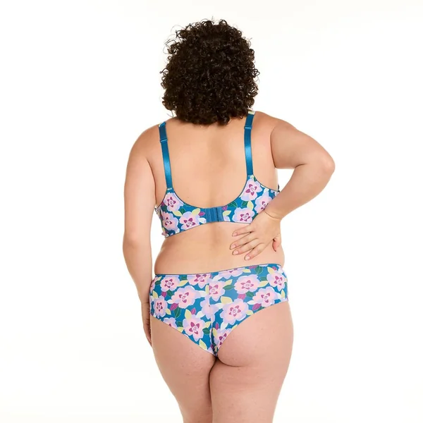 Soutien-gorge à armatures grand maintien multico indigo Emma multicolore Pomm Poire